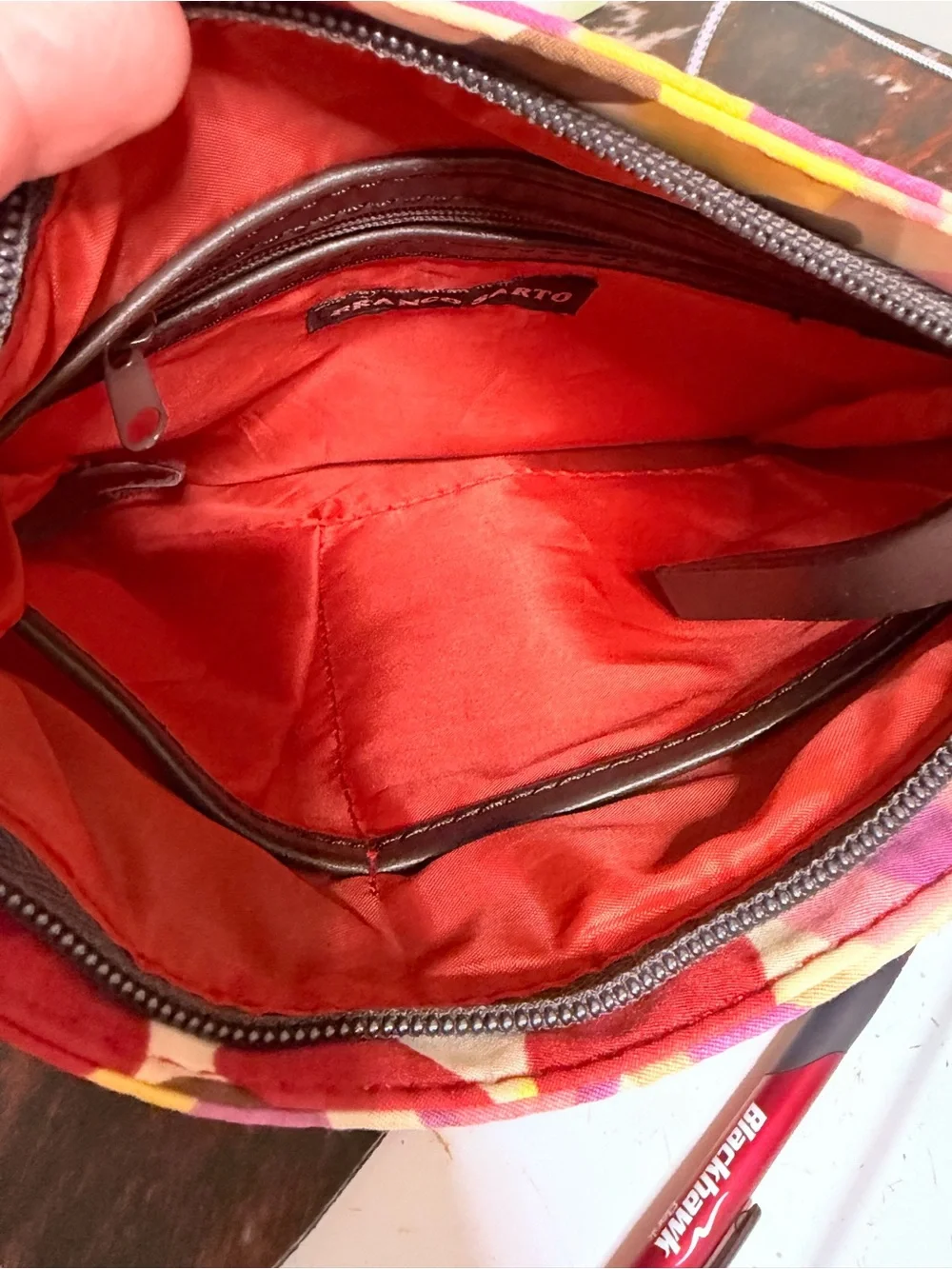 FRANCI SARTO Crossbody Floral Nylon Purse